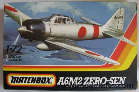 Matchbox 1/72 Mitsubishi Zero-Sen - IJN Akagi or Training Unit, PK-4 plastic model kit